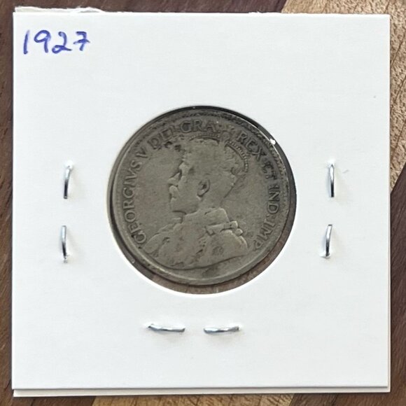 Exceptional 1920, 1921, 1927 & 1928 Canada 4 x 25¢ .800 Silver Coins! - Picture 8 of 16